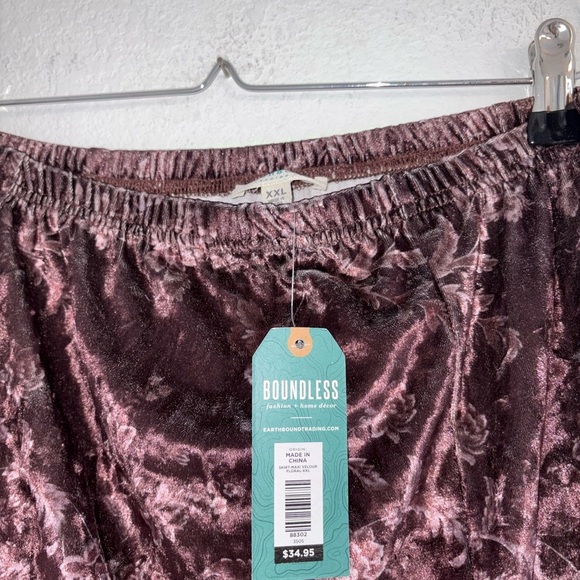 Earthbound Velvet Plum Maxi Skirt - Picture 9 of 12
